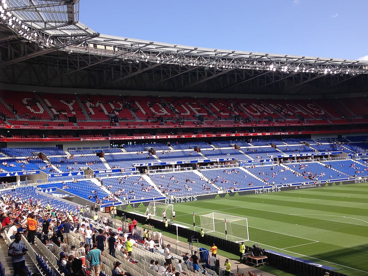Le Groupama Stadium (Parc OL), à Décines-Charpieu