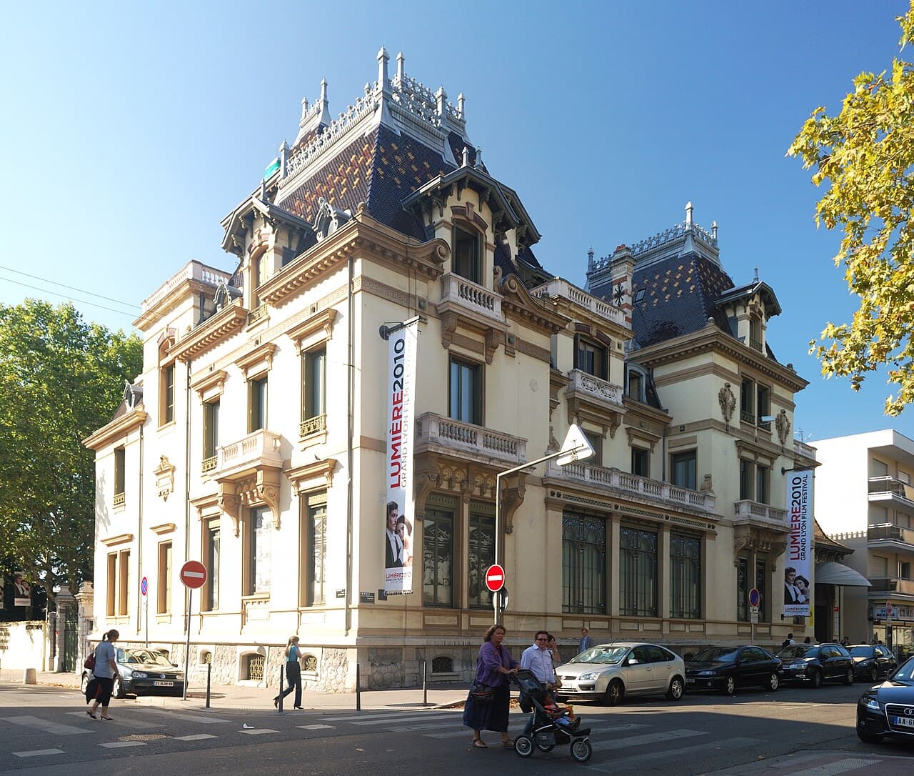 Le château Lumière (Institut Lumière), à Monplaisir, dans le 8e arrondissement de Lyon
