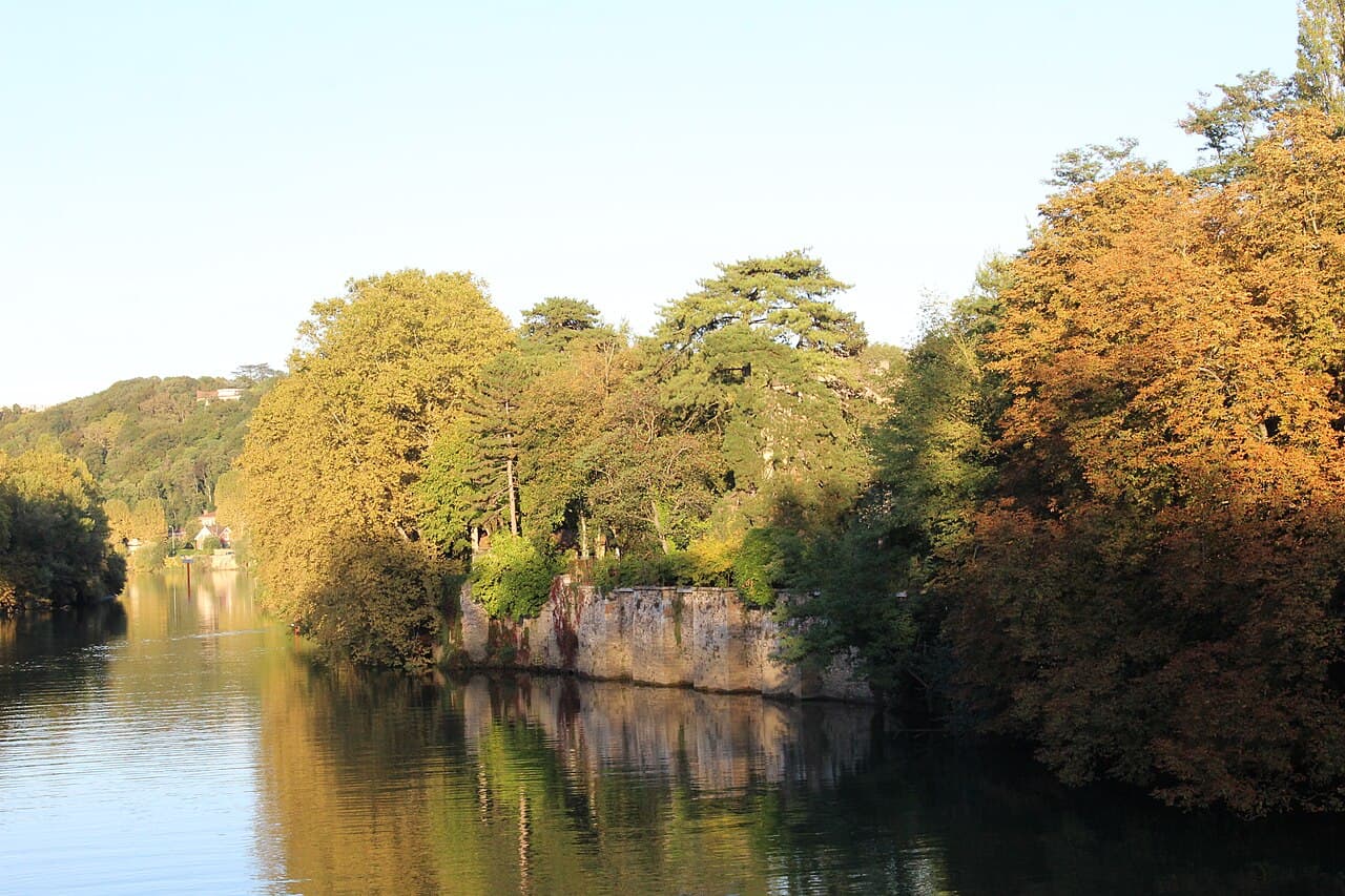 L'Île Barbe, sur la Saône, dans le 9e arrondissement de Lyon